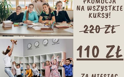 110 zł za miesiąc (8 zajęć)